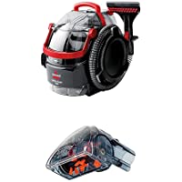 Bissell 1558N Limpiador a Mano para Manchas y alfombras- 750 W- 6.4 litros- 84 Decibelios- Plastic- Rojo-Negro + Bissell…